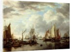 Shipping before Dordrecht, 1651 by Simon Jacobsz. Vlieger