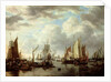Shipping before Dordrecht, 1651 by Simon Jacobsz. Vlieger