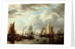 Shipping before Dordrecht, 1651 by Simon Jacobsz. Vlieger