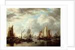 Shipping before Dordrecht, 1651 by Simon Jacobsz. Vlieger