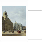 View in Amsterdam, with the facade of the Stadhuis and the Nieuwe Kerk by Gerrit Adriaensz Berckheyde