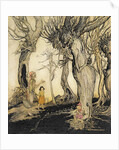 The trees and the axe by Arthur Rackham