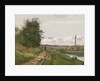 The Banks of the Seine at Bougival, 1864 by Camille Pissarro
