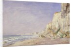 Cliffs near Dieppe, 1862 by Adolphe-Felix Cals