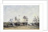 Portrieux, c.1873 by Eugene Louis Boudin