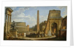 A Capriccio view of Roman ruins, 1737 by Giovanni Paolo Pannini or Panini