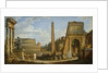 A Capriccio view of Roman ruins, 1737 by Giovanni Paolo Pannini or Panini