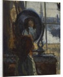 Girl at a looking-glass, little Rachel, 1907 by Walter Richard Sickert