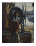 Girl at a looking-glass, little Rachel, 1907 by Walter Richard Sickert