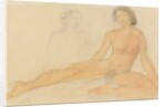 Two seated nudes by Auguste Rodin