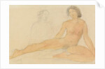 Two seated nudes by Auguste Rodin