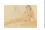 Two seated nudes by Auguste Rodin
