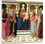 Virgin and Child with SS. John the Baptist, Andrew, Bartholomew and Zenobius, c.1478 by Cosimo Rosselli