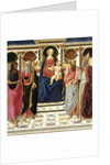 Virgin and Child with SS. John the Baptist, Andrew, Bartholomew and Zenobius, c.1478 by Cosimo Rosselli