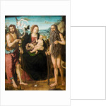 Virgin and Child between St. John the Baptist and St. Onuphrius by Neapolitan School