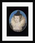 Unknown lady, c.1595-1600 by Isaac Oliver