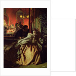 On the Brink, 1865 by Alfred W. Elmore