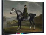 Joseph Smyth Esquire, Lieutenant of Whittlebury Forest, Northamptonshire, on a Dapple Grey Horse, c.1762-64 by George Stubbs