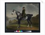Joseph Smyth Esquire, Lieutenant of Whittlebury Forest, Northamptonshire, on a Dapple Grey Horse, c.1762-64 by George Stubbs