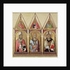 St. Geminianus, St. Michael and St. Augustine, c.1319 by Simone Martini