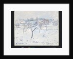 Snowy Landscape at Eragny with an Apple Tree, 1895 by Camille Pissarro