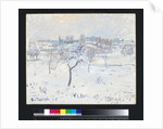 Snowy Landscape at Eragny with an Apple Tree, 1895 by Camille Pissarro