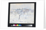 Snowy Landscape at Eragny with an Apple Tree, 1895 by Camille Pissarro