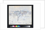Snowy Landscape at Eragny with an Apple Tree, 1895 by Camille Pissarro