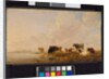 Cattle by a River, 1835 by Thomas Sidney Cooper