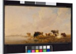 Cattle by a River, 1835 by Thomas Sidney Cooper