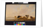 Cattle by a River, 1835 by Thomas Sidney Cooper