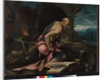 St Jerome in the wilderness, 1562 by Jacopo (workshop) Bassano
