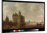 A Watergate by an Estuary, 1644 by Jan Josephsz van Goyen