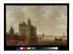 A Watergate by an Estuary, 1644 by Jan Josephsz van Goyen