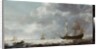 Sea-piece, a breeze near a Dutch port, c.1640 by Simon Jacobsz. Vlieger