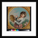 Child with a tambourine, 1772 by Francois-Hubert Drouais
