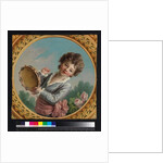 Child with a tambourine, 1772 by Francois-Hubert Drouais