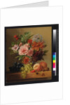 Pot of flowers and fruit, before 1844 by Arnoldus Bloemers