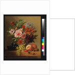 Pot of flowers and fruit, before 1844 by Arnoldus Bloemers