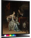 Tancred's servant presenting the heart of Guiscard in a golden cup to Guismond, 1675 by Adriaan van der Werff