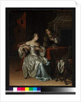 Tancred's servant presenting the heart of Guiscard in a golden cup to Guismond, 1675 by Adriaan van der Werff