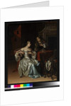 Tancred's servant presenting the heart of Guiscard in a golden cup to Guismond, 1675 by Adriaan van der Werff