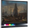 A Port Scene, before 1674 by Johannes Lingelbach