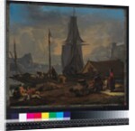A Port Scene, before 1674 by Johannes Lingelbach
