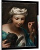 Girl with a Cat, before 1747 by Giuseppe Maria (1665-1747) Crespi