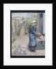 In the Garden at Pontoise: A Young Woman Washing Dishes, 1882 by Camille Pissarro