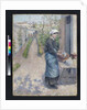 In the Garden at Pontoise: A Young Woman Washing Dishes, 1882 by Camille Pissarro