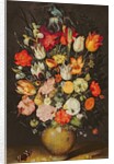Vase of Flowers by Jan the Younger Brueghel