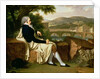 Allen Smith seated Above the River Arno, contemplating Florence, 1797 by Francois Xavier Fabre