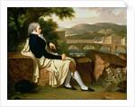 Allen Smith seated Above the River Arno, contemplating Florence, 1797 by Francois Xavier Fabre